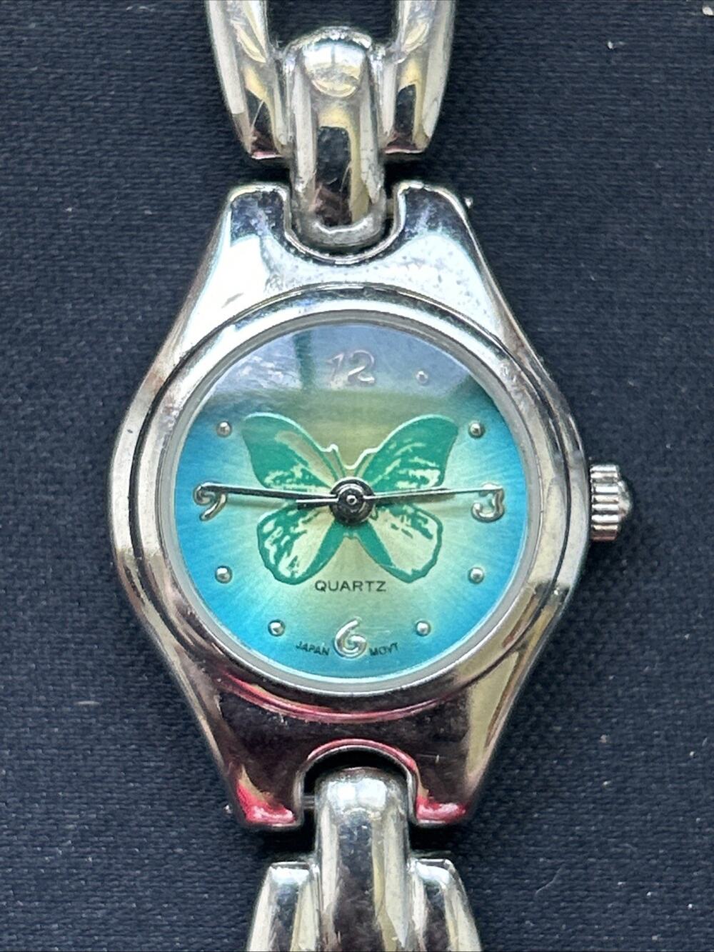 White Stag Butterfly Dial Women’s Quartz Watch